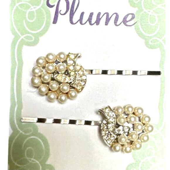 Bridal Hair Pins Pearl Rhinestone Vintage Jewelry Wedding Hair Accessories main image 5